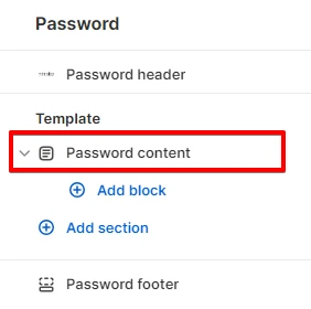 Adding a Section