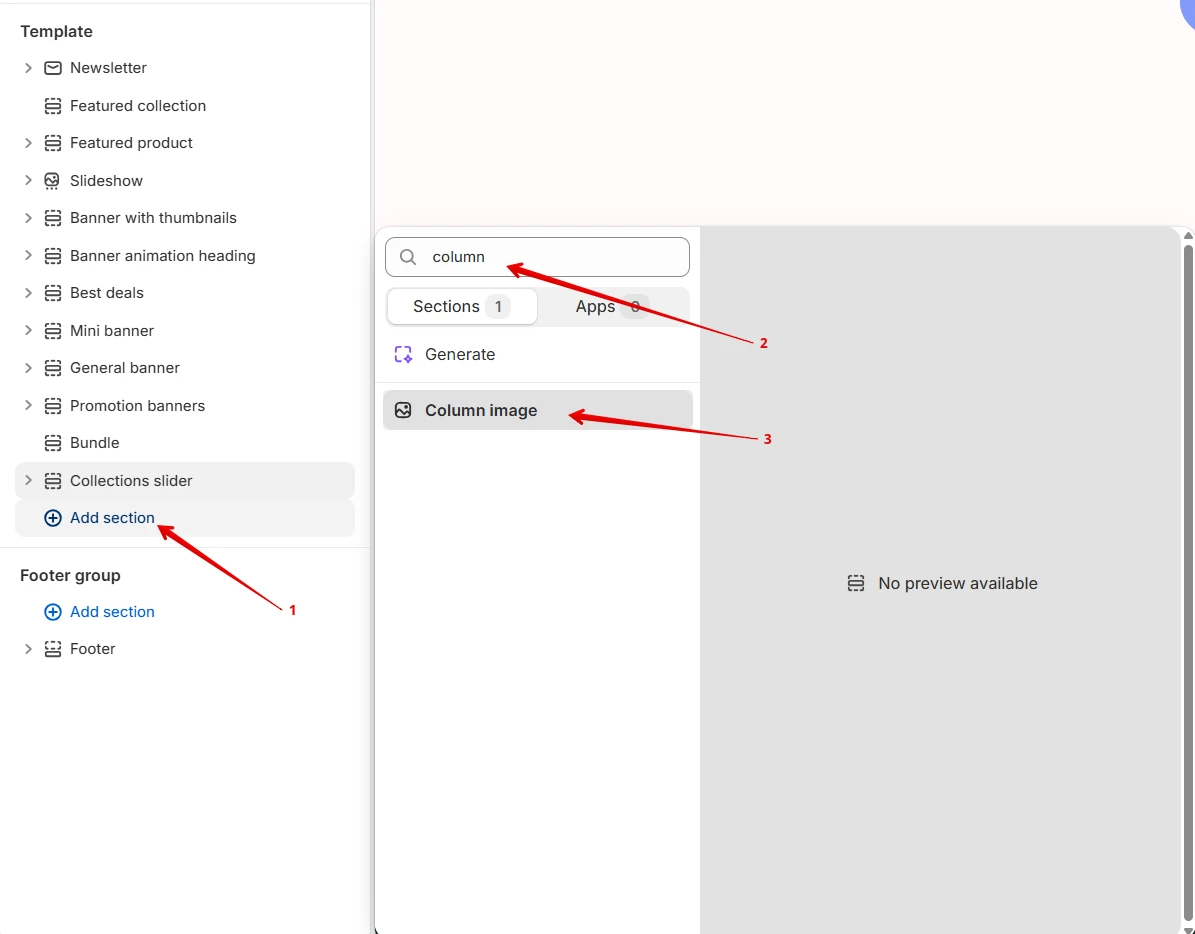 add column image
