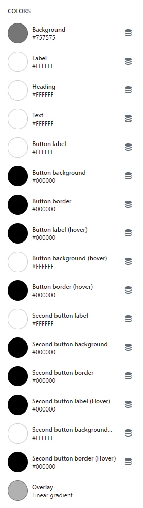 Slideshow (Block HTML Video. Colors)