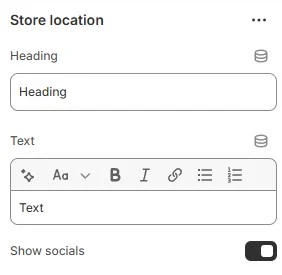 store location general