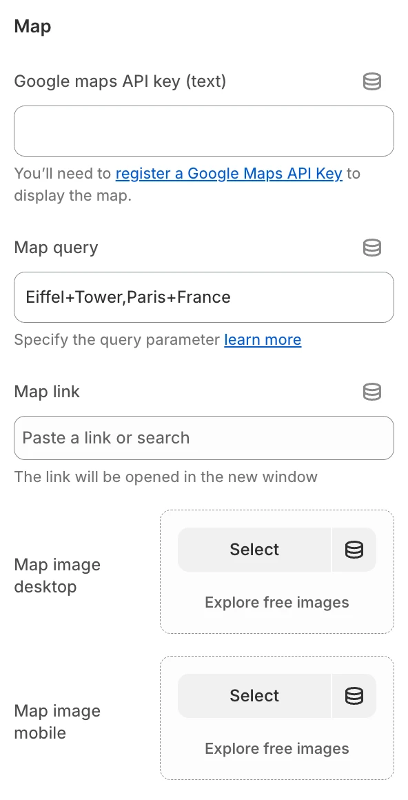 Store locator map