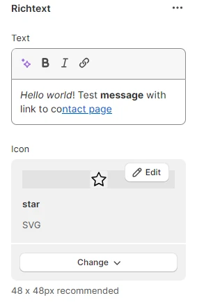 General Block Richtext