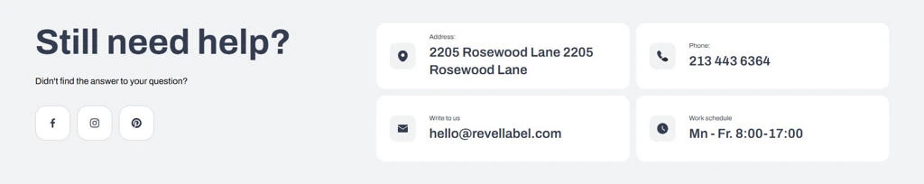 store location
