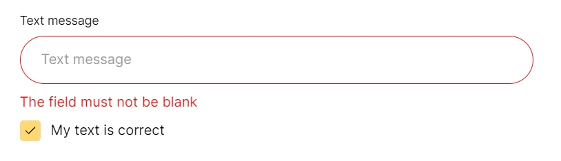 required text
