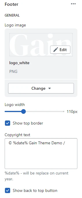 Footer (general)