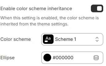 Scrolling text colors