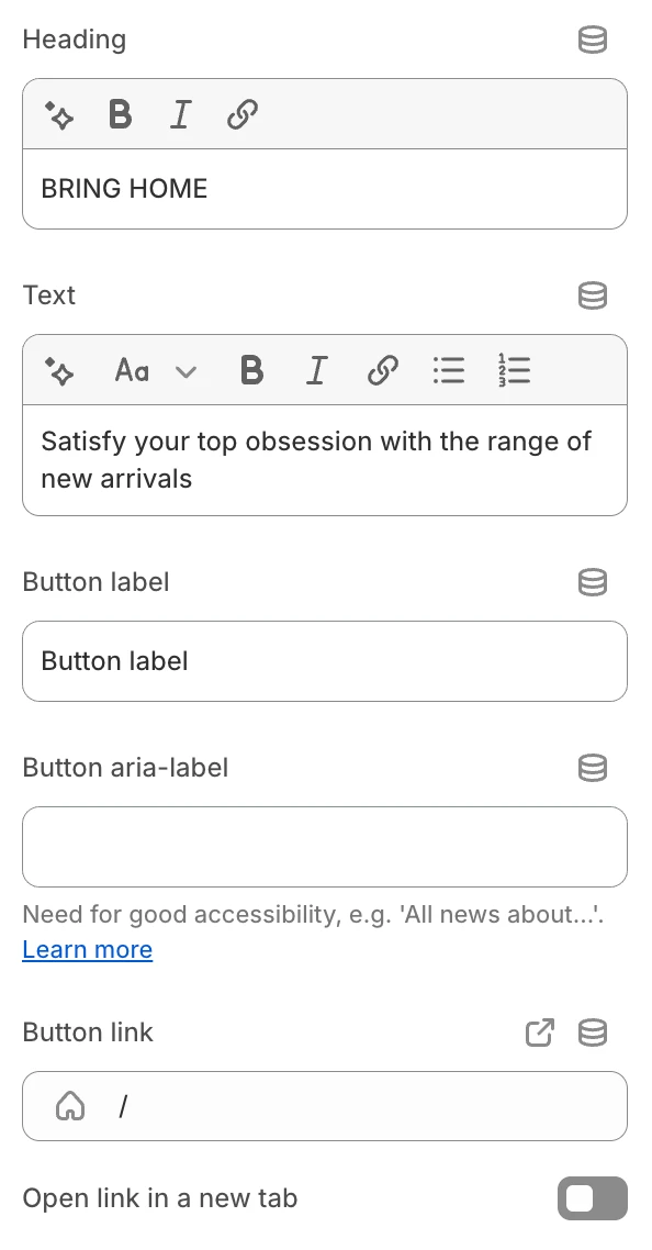 Slideshow video general settings 3
