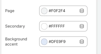 background theme settings