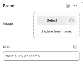shop by brand block settings 