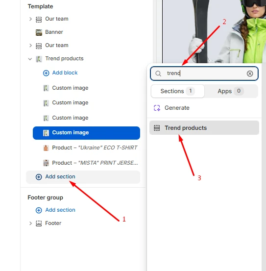 add trend products