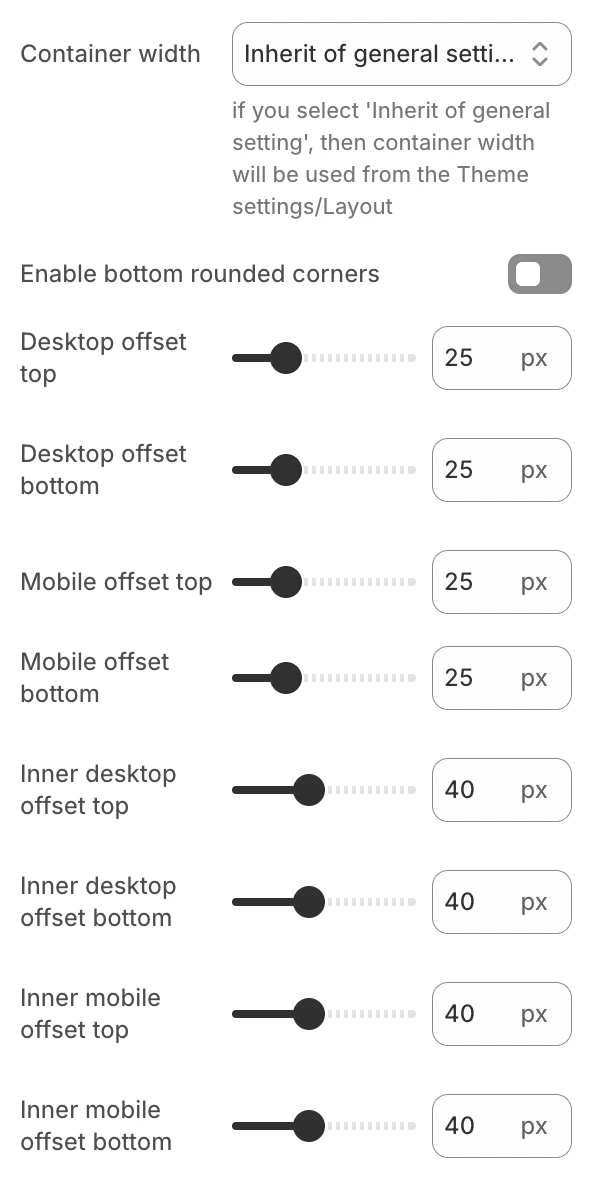 Store locator layout