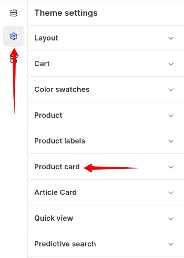 prod card