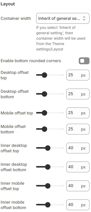 Featured collection layout