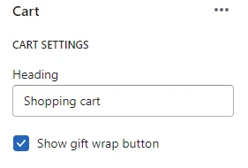 Cart template (general)