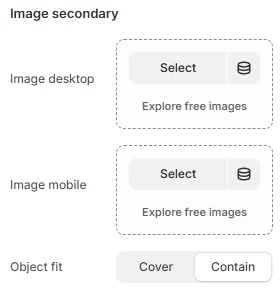 Banner two columns image secondary