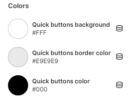 quick button colors