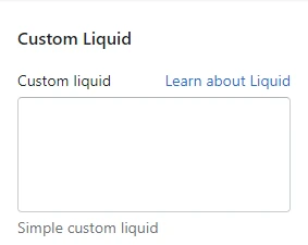 Cart tempalte (Blocks. Custom liquid)
