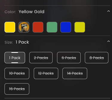 Quick view buttons
