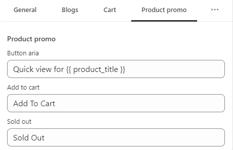 product promo additional info