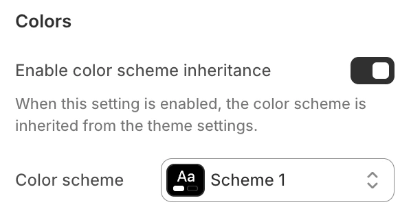 FAQ colors