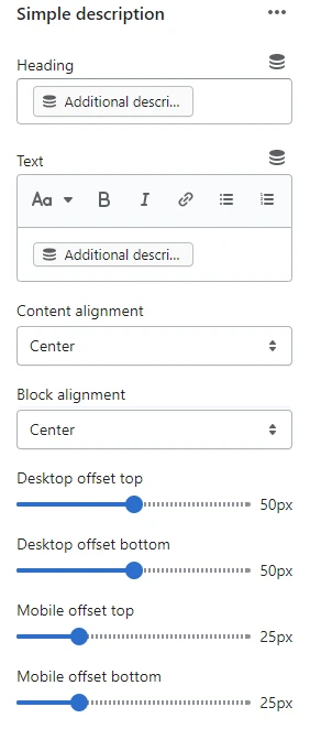 Simple description (General)