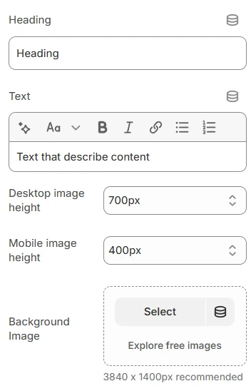 image comp settings