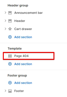 Adding a Section 404